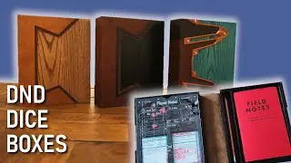 When Geeks Craft a DND dice box with Field Notes