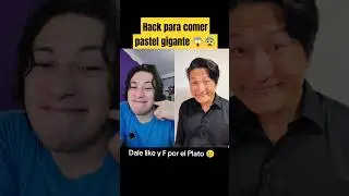 Hack para comer pastel gigante - Hey Crispin #humor #shorts