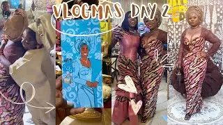 VLOGMAS DAY 2:Front Row at Olori Ebi Party/GRWM for an Owambe Party/Kie-kie/Osas/Brother Shaggy