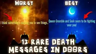 Getting 13 Rare Death Messages in Doors | 13 Rare Death Messages in Doors | Doors Garden Subfloor