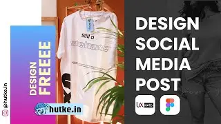 How to create social media post in Figma - Figma Tutorial for Beginners