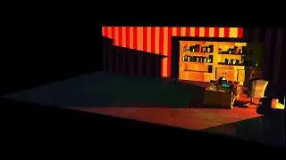 Maya 3D Project-Room Diorama