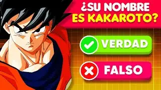 Adivina ¿Verdadero o Falso? sobre DRAGON BALL❌🤓✅  Anime Quiz | SOR anime