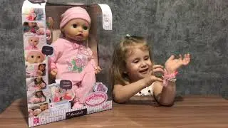 Распаковка куклы Baby Annabell с мимикой