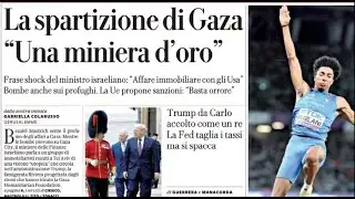 PRESS REVIEW 18 SEPTEMBER 2025 ITALIAN NATIONAL NEWSPAPERS FRONT PAGES OF TODAY'S NEWSPAPERS
