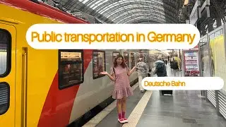 Public Transportation in Germany - Deutsche Bahn  || International Student in Germany