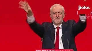 Labour conference delegates enjoying Jeremy Corbyn's speech