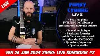FUNKY CYBORG LIVE #2,  vendredi 26 janvier 2024 à 21h30!