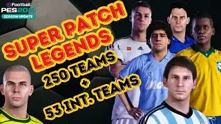 Link - Super Patch 250 Legend Teams + 53 Legend Teams - PES 2021 - Classic Teams - PS4/PS5/PC