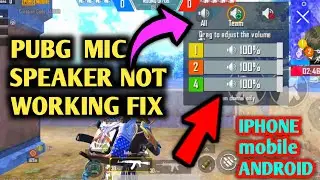 How to fix mic and speaker glitch in pubg mobile ll mic glitch in BGMI