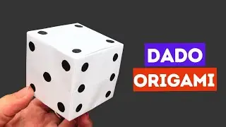 🎲 Cómo hacer un dado de papel ¡Fácil!
