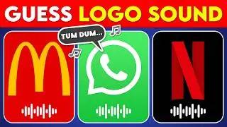 Guess the Logo Sound 🤔👀🔊 Netflix, McDonald's, TikTok, Coca-Cola, Mario | Logo Quiz 2026