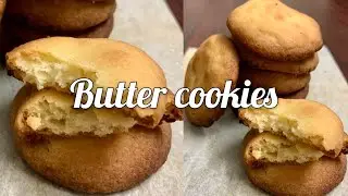 Butter cookies || cookies || 3 ingredient cookies