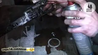 Nissan Primera P12: Repair Instructions for a Stuck Door Handle. Refilling.