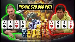 $20K WIN IN 1 HOUR?! How 'Swim' CRUSHED 8 FISH at $25/50/100 PLO!