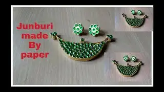 How to make Assamese Ornaments by Qulling paper/be creative with nirmali/
