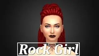 Sims 4 CAS /Rock Inspired Girl