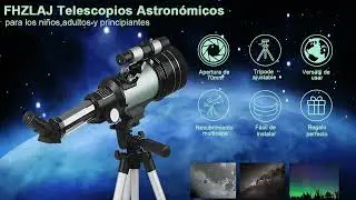 Telescopio Astronómico Monocular 70/300mm Con Soporte 150x