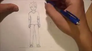 How To Draw Anime Male Body Proportion