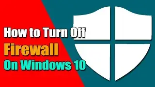 🔴How to Turn Off Firewall on Windows 10 #firewall #windows10