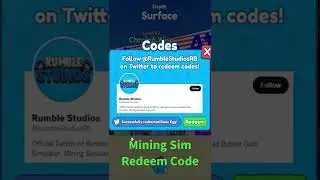 Redeem Code for Mining Simulator 2