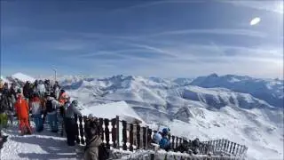 View from the top of Alpe D'Huez, Pic Blanc, 3330m