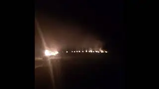 мороз - 4 май 2024 г костры вокруг поля с чечевицей.