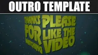Free Outro #2 | After Effects Template \\ Outro Template [FREE DOWNLOAD]