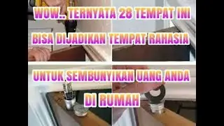 Tidak disangka.. 28 Tempat rahasia sembunyikan uang anda di dalam rumah