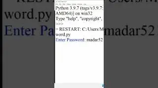 Password Validation in Python Using Regular Expressions ( For Full Video Check URL in Description)