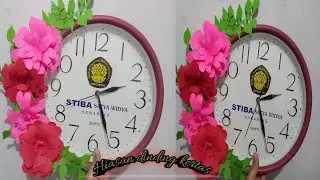 Diy - Cara membuat hiasan dinding dari kertas | Paper wall hanging ideas~dewidini craft.