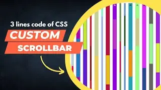 🔴 CSS CSUSTOM SCROLLBAR | CSS Custom Scrollbar | Custom Scroll Bar using CSS only | Coder Hindi