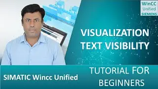 7-WinCC Unified V20: How to Configure Text Visibility? | Visualization | WinCC Unified Tutorial