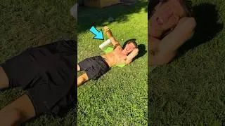DRY ICE vs HUMAN (Experiment) #shorts