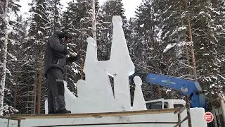 В Ревде строят ледовый городок на тему сказки Ганса Христиана Андерсена «Снежная королева»