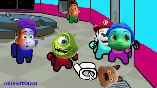 PJ Mask and Luca  2021 Among Us distraction dance animation