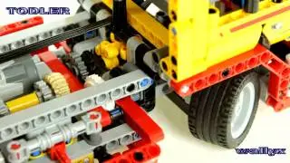 Lego 8109 Technic Laweta Ciężarówka z płaską platformą