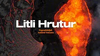 Litli Hrutur Fagradalsfjall volcano, Iceland -- July 2023