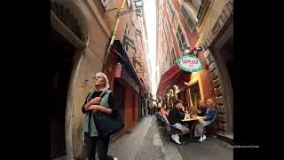 La Rue Benoît BUNICO dans le Vieux-Nice.