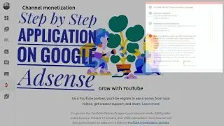 Paano Mag apply sa Google Adsense Gamit ang phone step by step
