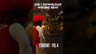 Mario vs Bowser in Resident evil 4 Remake | 