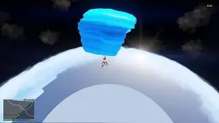 GTA5 Franklin falls from space