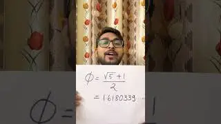 The mystery of golden ratio #goldenratio #mathtrick #jee #math #olympiad