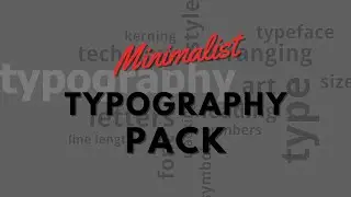 MInimalist Typography Pack for FCP