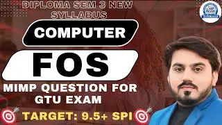 FUNDAMENTALS OPERATING SYSTEM MIMP QUESTION FOR GTU EXAM || ALL UNIT || DIPLOMA SEM 3 COMPUTER  