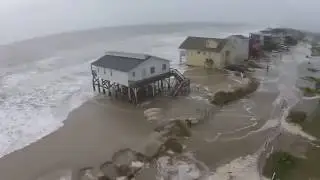 Drone footage captures Hurricane Joaquin devastation YouTube