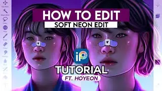 HOW TO EDIT | Soft Neon Edit Tutorial | ibisPaintX (Tutorial 23) Ft. Squid Game's Hoyeon