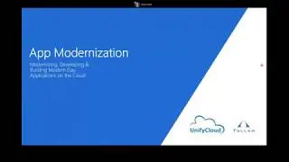 Azure App Modernization Webinar with UnifyCloud