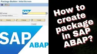 How to create package in SAP ABAP 