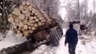 Урал лесовоз утонул  в лесу (ужас)НОВИНКА!!! (Эту страну не победить)